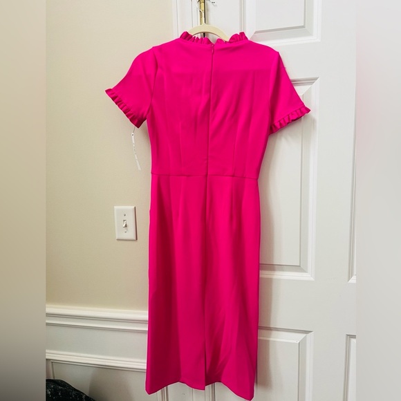 Nwt stunning fuscia Maggy London dress size 2 - Picture 6 of 7